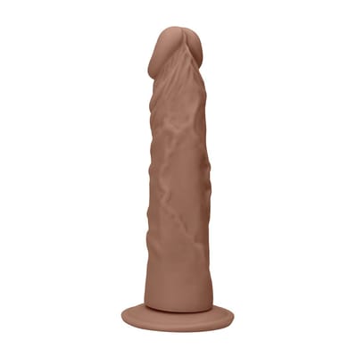 Realistische Dildo zonder ballen 27 cm - Bruin