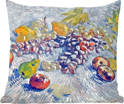 Sierkussens - Kussentjes Woonkamer - 60x60 cm - Druiven, citroenen, peren en appels - Vincent van Gogh