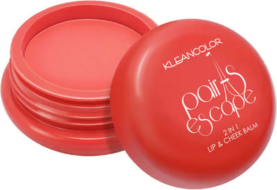 Kleancolor - Pair-Is Escape 2 in 1 Lip & Cheek Balm - 02 Sweet Wine - Rood - Lippenbalsem - Blush - Macaron - 8 g