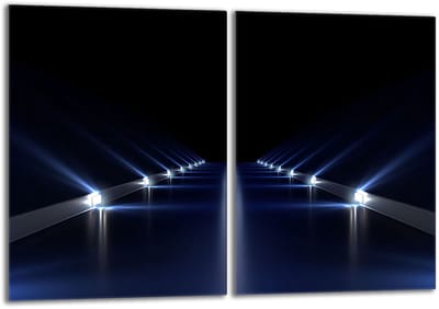 TMK ArtDeko Serie - Glazen Beschermplaat voor Fornuis - 40x52 cm - Veelkleurig - Met Antislip