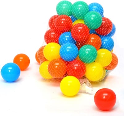 Vanaf dag Één: 50 Ballen voor Ballenbak - 5,5cm Plastic Baby Speelballen Kinder Speelgoed Ballen