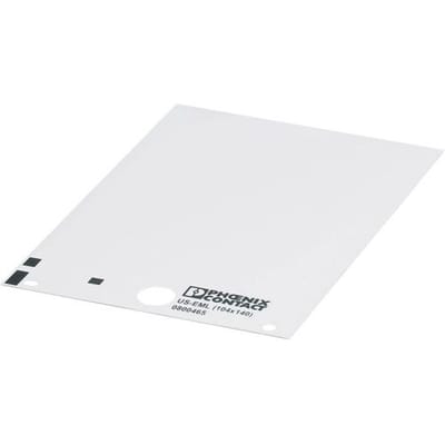 Phoenix Contact 0800465 US-EML (104X140) Apparaatmarkering Montagemethode: Plakken Markeringsvlak: 14 x 40 mm Wit Aantal markeringen: 10 10 stuk(s)