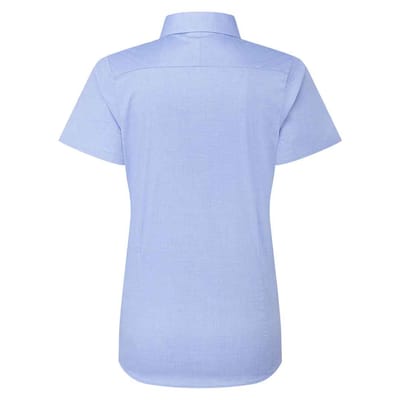 Premier Dames/Dames Supreme Oxford Formeel Overhemd Met Korte Mouwen (Oxford Blauw)