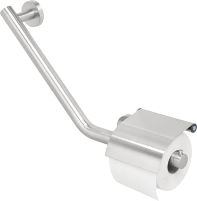 Tiger Boston - Comfort & Safety - Handgreep - Wandbeugel met wc rolhouder - Links - RVS geborsteld