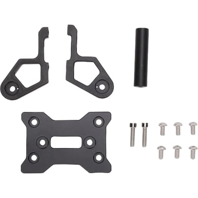 Support de support de navigation GPS pour moto Support de barre de téléphone Extension Alliage d'aluminium Remplacement pour 450MT 450 MT 2024 12mm black