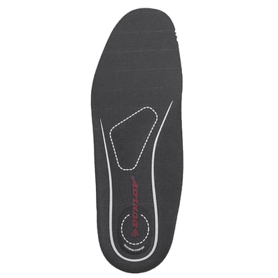Dunlop Volwassenen Unisex Premium Insoles (Zwart)