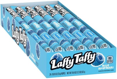 Laffy Taffy - Blue Raspberry - 24x23 gram - 24-Pack - Amerikaans Snoep