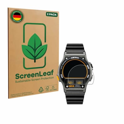 2 Stuks Screenprotector voor Timex Ironman TW5M54300 - Hoogwaardige Beschermfolie transparant