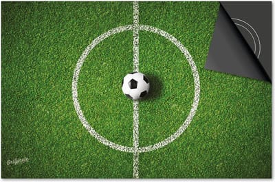 Inductie beschermer 60x60 - afdekplaat inductie mat - Dietrix Kookplaat beschermer - Exclusief - Sport - Voetbalveld Kleur