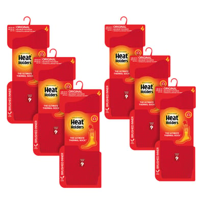 Heat Holders - 6 paar originele dikke thermo wintersokken voor heren