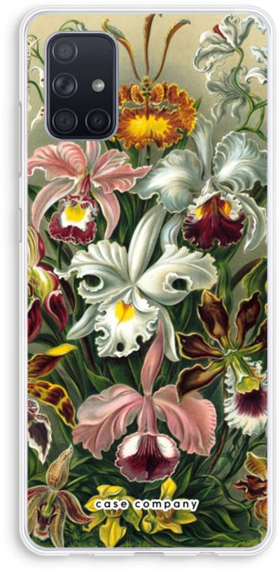 Case Company® - Hoesje geschikt voor Samsung Galaxy A71 hoesje - Haeckel Orchidae - Soft Cover Telefoonhoesje - Bescherming aan alle Kanten en Schermrand