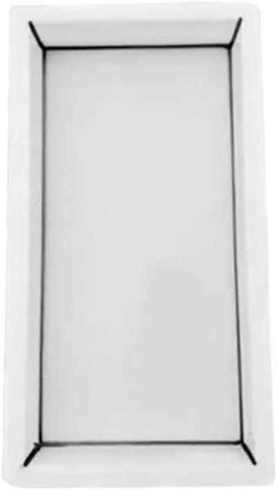 Betonmal Pad - Tuinmal Stapsteen - Tuinpad Aanleggen - Herbruikbaar Plastic - 40x20x5 cm - Zwart