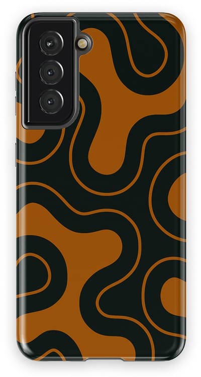 DripCase Motion Flow Tough Hoesje Samsung Galaxy S21 | Backcover met Mag | Trendy Design | Valbescherming | Organic Circuit