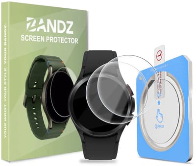 Bandz Gehard Glas Screenprotector (2 Pack) 42mm met One-Click installatietool – geschikt voor Samsung Galaxy Watch 4 Classic 42mm - Helder - Krasbestendig - Bubbelvrij