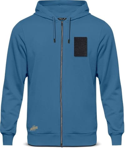 FC Kluif 'Shirtje ruilen' vest blauw - Maat M / Medium - Heren lifestyle vest - Hoodie met rits - Katoen