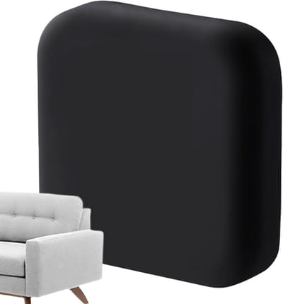 Deur Stopper - Muur Beschermer - Schade Voorkomen - Zachte Absorptie - 45x45x45 mm - Zwart