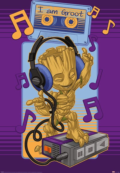 Guardians Of The Galaxy Groot Cassette - Maxi Poster