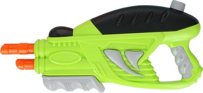 1x Waterpistolen/waterpistool groen van 42 cm kinderspeelgoed - waterspeelgoed van kunststof - 350 ml