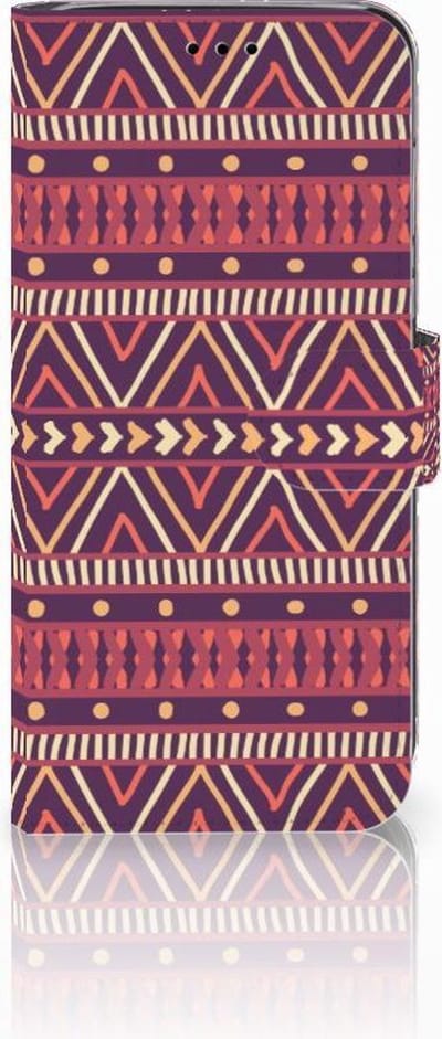 Huawei P20 Lite Telefoon Hoesje Aztec Paars