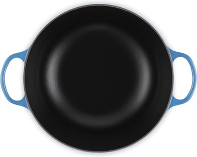 Le Creuset Marmite Braad/Stoofpan 28cm Azure