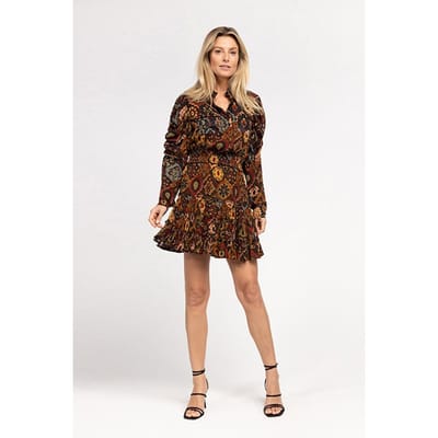 Ibana Dake Print Patch Flora Size: 34 | Mini Dresses Outlet | Dames |