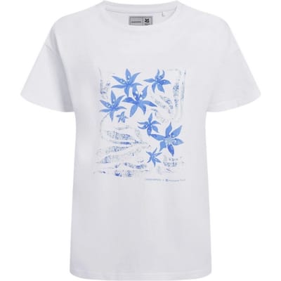 Craghoppers Dames Bistort Flowers National Trust T-shirt (Wit)