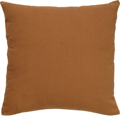 Dutch Decor JAMES - Sierkussen 45x45 cm - duurzaam katoen - effen kleur - Tobacco Brown - bruin - Inclusief binnenkussen - Luxe kussens voor woonkamer & bank