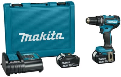 Makita DHP485SFE Accu klop-/schroefboormachine 18V 3.0Ah in koffer