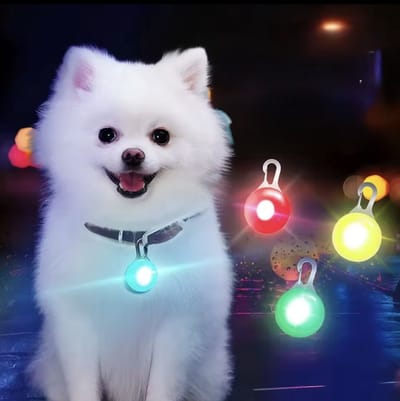 TLVX LED Lamp Rood voor Honden Halsband / Hond Zichtbaar / Halsbandverlichting / Waterdicht / 3 standen / Hardloop lampje / Rits lampje / Sport / Katten halsband / Dierenlamp / Haakje / Veiligheidslampje halsband / Incl batterij / Trainingslampje
