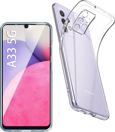 Hoesje geschikt voor Samsung Galaxy A33 5G Back Cover – Galaxy A33 5G Hoesje Silicone Case - Perfect fit - Transparant – EPICMOBILE