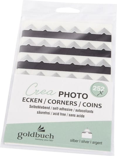 Goldbuch - Fotohoeken Crea - Zilver
