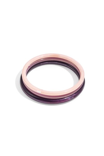 Acryl armbanden effen kleur casual dagelijks eenvoudig serie dames sieraden - Paars
