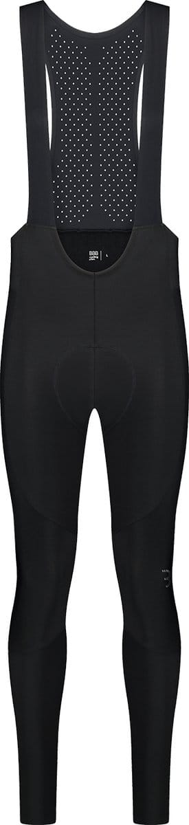 BBB Cycling ColdShield 2.0 Bib Tights – Wielrenbroek Heren Lang Met Zeem – Fietsbroek Met Bretels – Italiaanse Carvico-stof - Zwart – Maat S – BBW-444