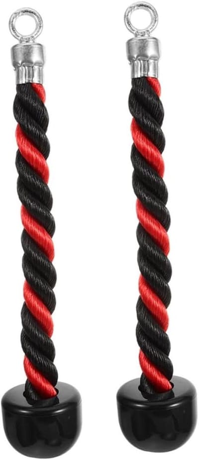 Fitness Touwen - Krachttraining Accessoires - Spierversterking Trainen - Duurzaam Gevlochten Nylon - 2 Stuks 33cm - Zoals Getoond
