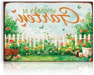 Tuinbord Decoratie - Buitenbord Spreuk - Tuin Aankleden - UV-Print Aluminium Composiet - 30 x 20 cm - Meerdere Designs