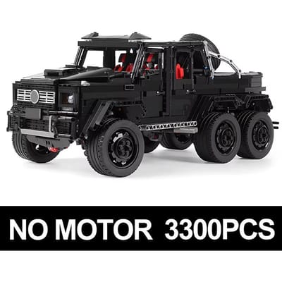 Moc 90009 App Rc Off-Road Voertuig Bouwstenen Black Chost 6X6 Cruiser Auto Model Stenen Puzzel Speelgoed Kerstcadeaus Voor Kinderen black