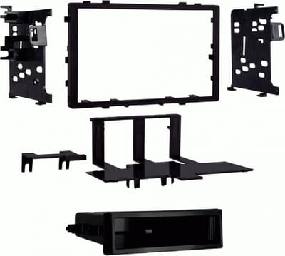 2-DIN Paneel geschikt voor met vak Acura/Honda/Isuzu zwart (METRA)