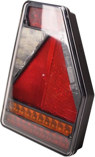 Achterlicht - Fristom FT-277 LED - rechts - 211x146x49 mm - inclusief achteruitrijverlichting
