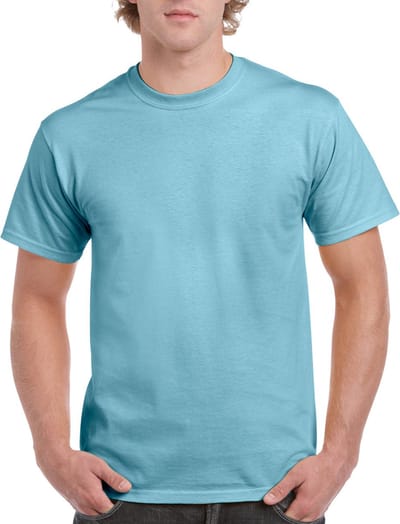 Gildan Ultra Cotton™ Classic Fit Adult T-shirt GI2000 - Sky (x72) - XXL