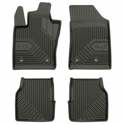 Frogum - No.77 - Automatten 3D - Geschikt voor ALFA ROMEO Tonale vanaf 2022 - 4-delig - TPE Rubber - Zwart