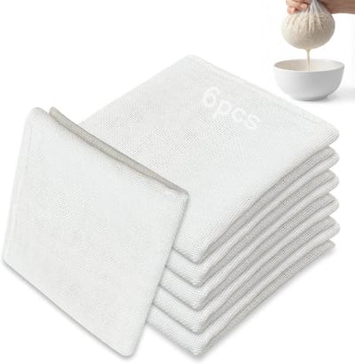 4 Stuks Kaasdoek 50x50cm Hennep voor Zeefdoek en Filtratie
