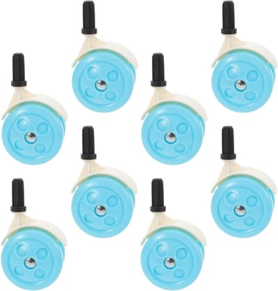 Vervangende Wielen - Loopstoel Onderdelen - Soepele Mobiliteit - Fluisterstil Gebruik - 8 Stuks - Multicolor
