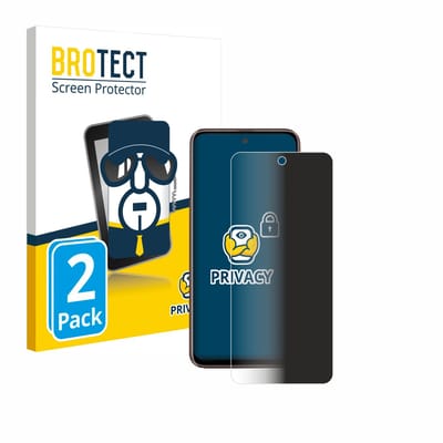 BROTECT - privacy screenprotector voor HTC U23 - Folie Beschermfolie Blauwlichtfilter 2 Stuks