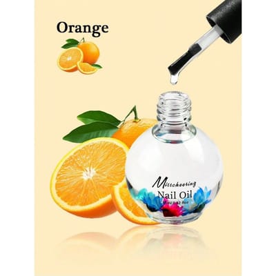 15ml Gedroogde Bloemen Nagelriemolie Voor Nagels Herstelt Droogheid Beschadigde Nagels En Nagelriemen, Nagelolie Nagelriem Hydrateert En Versterkt Nagelverzorging Nagelriemolie Orange