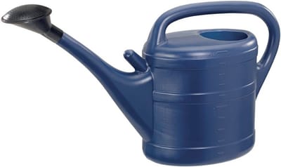 Kunststof Gieter 10 Liter met Douche en Lengtebeugel - Blauw