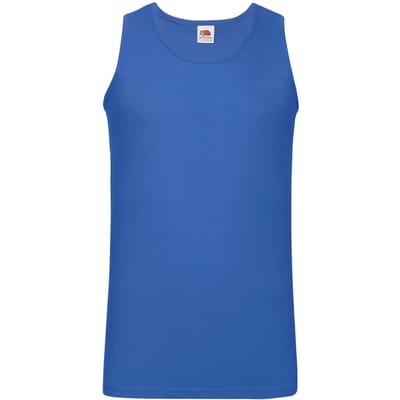 Fruit of the Loom Unisex Adult Valueweight Athletic Tank Top (Koningsblauw)