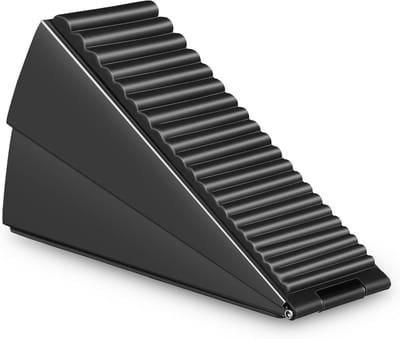 Non-slip rubberen deurstopper 12 x 8 x 4 cm, verstelbare deurwig voor zware deuren, ideaal voor thuis en op kantoor