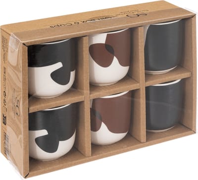 Secret de gourmet Olme - 6 Tasjes - Kopjes - 10CL - Koffietas