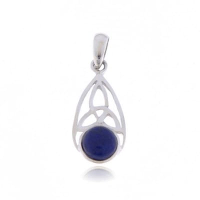 SilverGems Zilveren hanger met Lapis Lazuli edelsteen