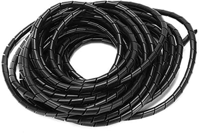 Dailygoods- Spiraaldraadwikkel 10 Meter - Snoerhuls/Zacht - Kabelbeheer/Flexibel - Braamvrij/Isolerend - Hoogwaardige Materialen - Gemakkelijk te Bevestigen - Kabelsleeve
